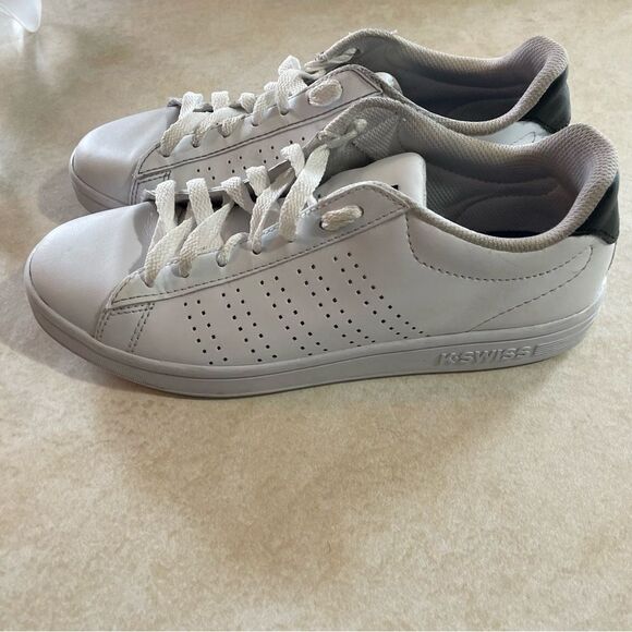 K Swiss Court Casper white shoes men’s size 8 low top - Picture 3 of 8